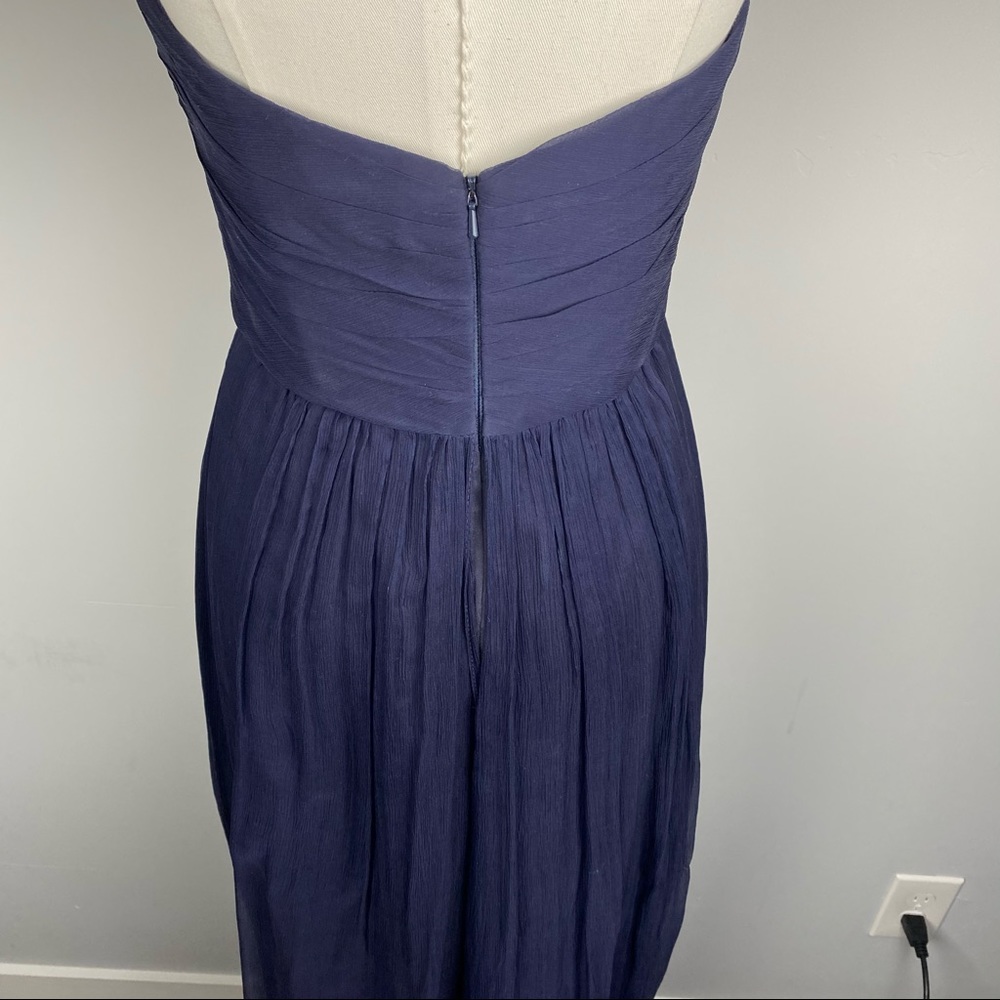 SOLD-Amsale Blue Bridesmaids Dress; Size 8; Style G629C - Picture 6 of 15